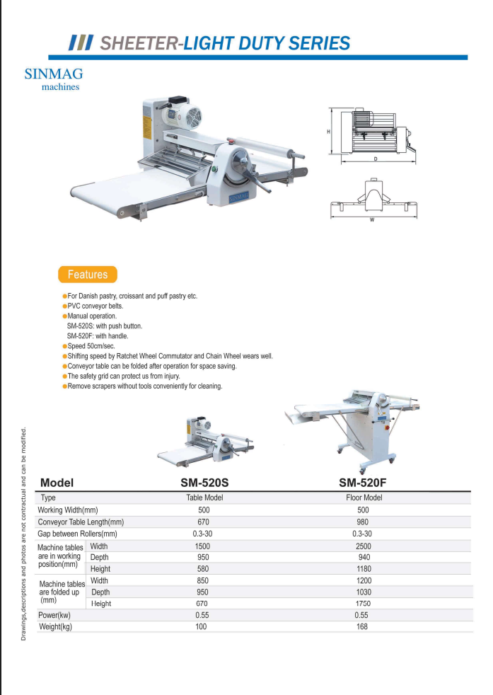 Dough Sheeter